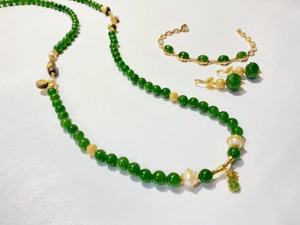 極品碧玉能量珠寶套裝2：圖片 2