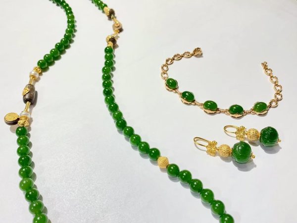 極品碧玉能量珠寶套裝2：圖片 3