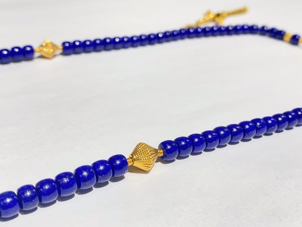 帝王藍青金路路通108佛珠：圖片 5