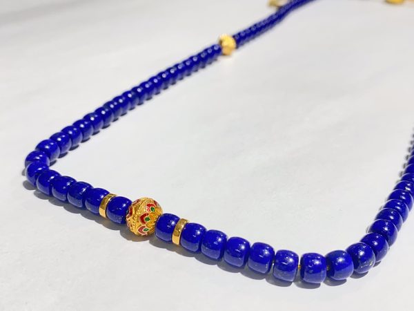 帝王藍青金路路通108佛珠：圖片 4