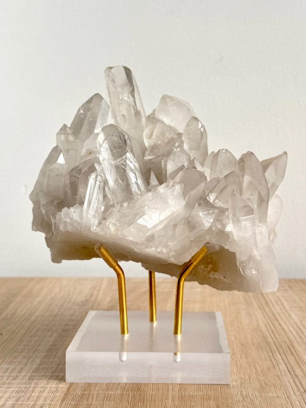 白水晶簇 1245g