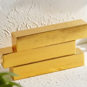 10 Gold Bars (Traditional Paper Craft)