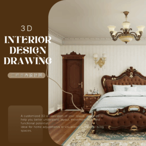 3D Interior Design Drawing D138