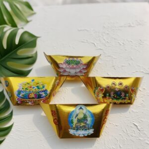 3K Gold Ingots – Mythical Series (Traditional Paper Craft) D135