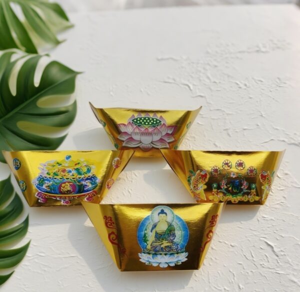 5K Gold Ingots – Mythical Series (Traditional Paper Craft) D136