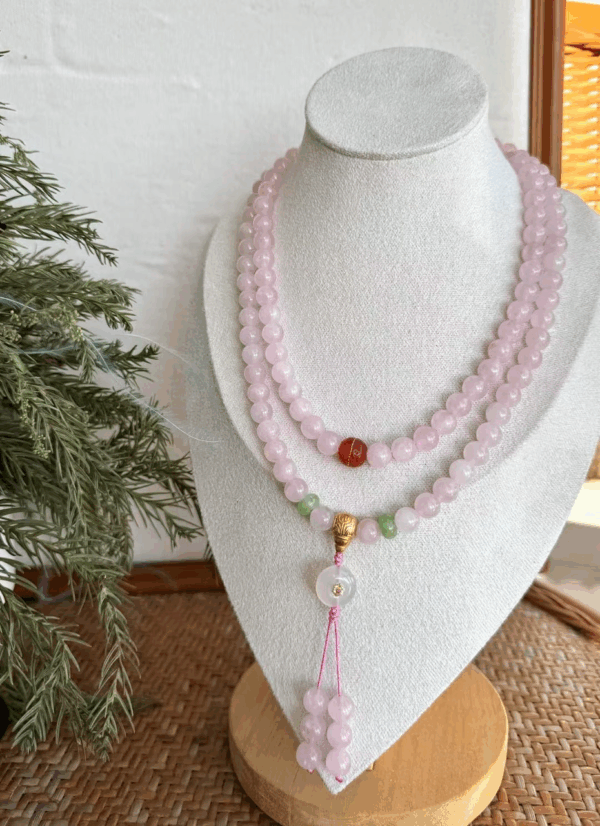 Chaplet: 108 Rose Quartz D108