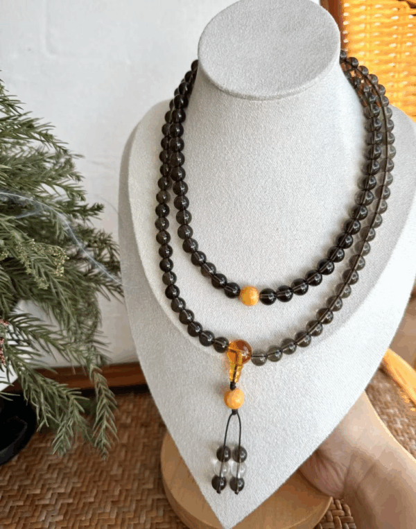 Chaplet: 108 Smoky Quartz D109