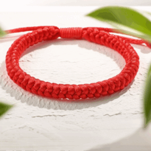 Red Woven Bracelet D8