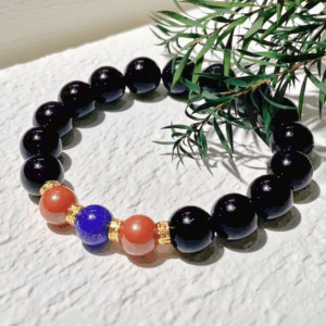 Bead Bracelet: Tricolor Evil-Averting & Fortune-Turning D101