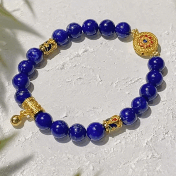 Lotus-Inspired Intention Bracelet D102