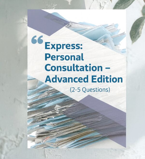 Express: Personal Consultation – Advanced Edition (2–5 Questions) D59BB