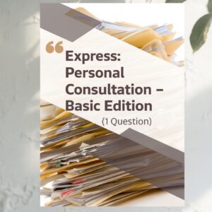 Express: Personal Consultation – Basic Edition (1 Question) D59AA